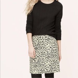 LOFT Leopard Skirt
